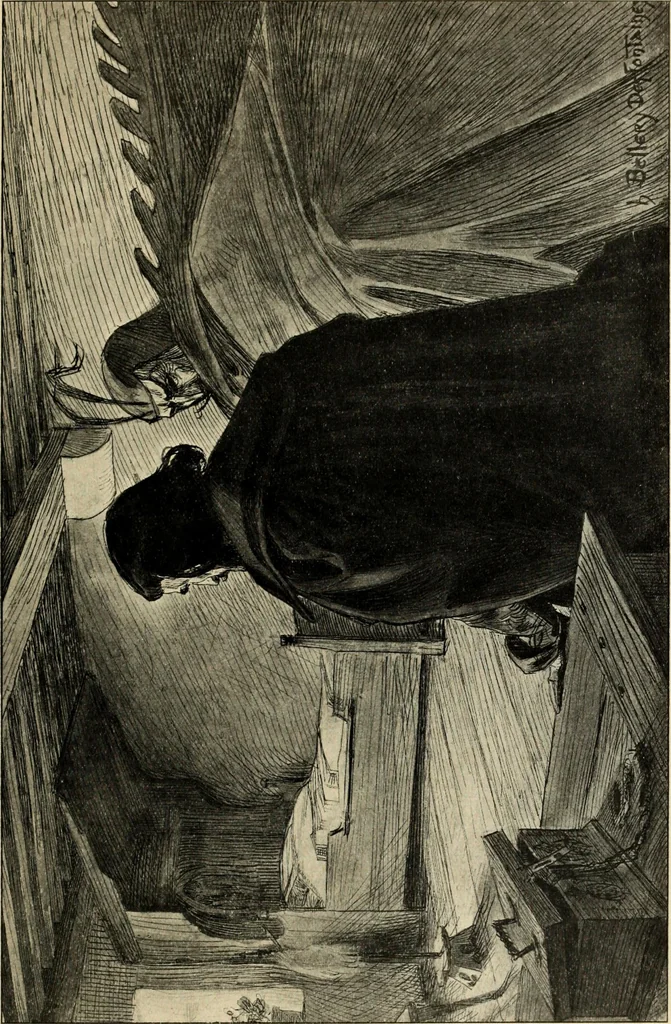 An illustration from Modern pen drawings: European and American;, 1901, leaf 251