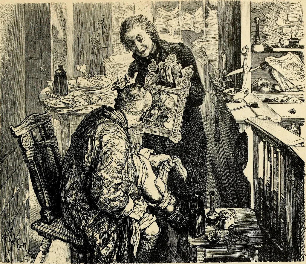 An illustration from Modern pen drawings: European and American;, 1901, leaf 261