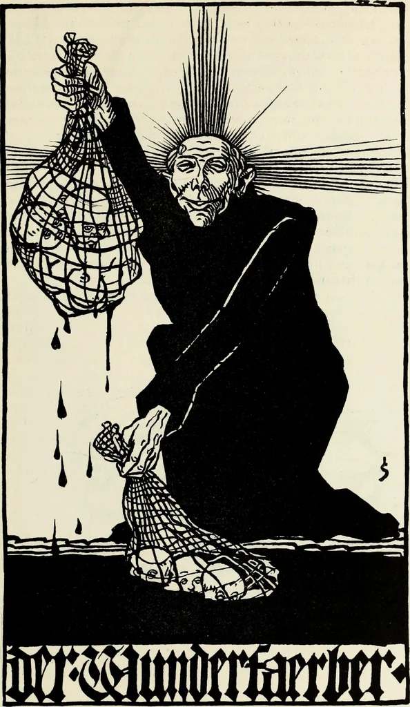 An illustration from Modern pen drawings: European and American;, 1901, leaf 265