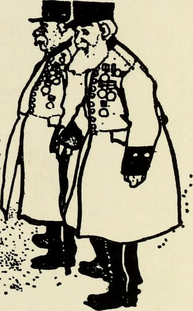An illustration from Modern pen drawings: European and American;, 1901, leaf 27