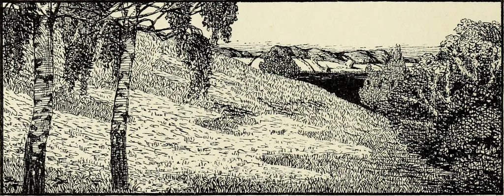 An illustration from Modern pen drawings: European and American;, 1901, leaf 274