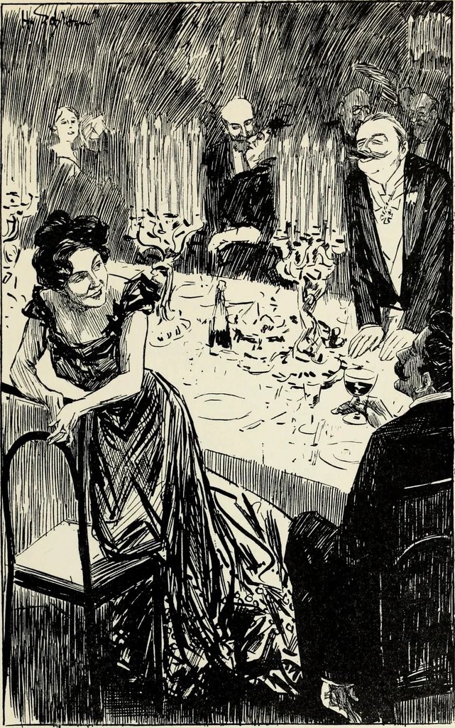 An illustration from Modern pen drawings: European and American;, 1901, leaf 279
