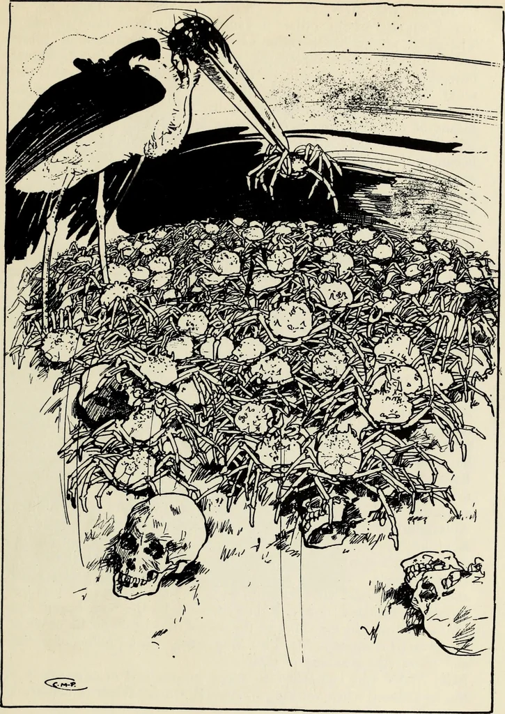An illustration from Modern pen drawings: European and American;, 1901, leaf 28
