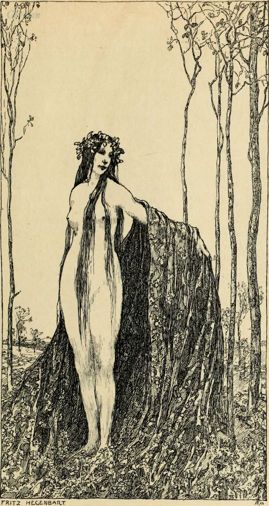An illustration from Modern pen drawings: European and American;, 1901, leaf 281