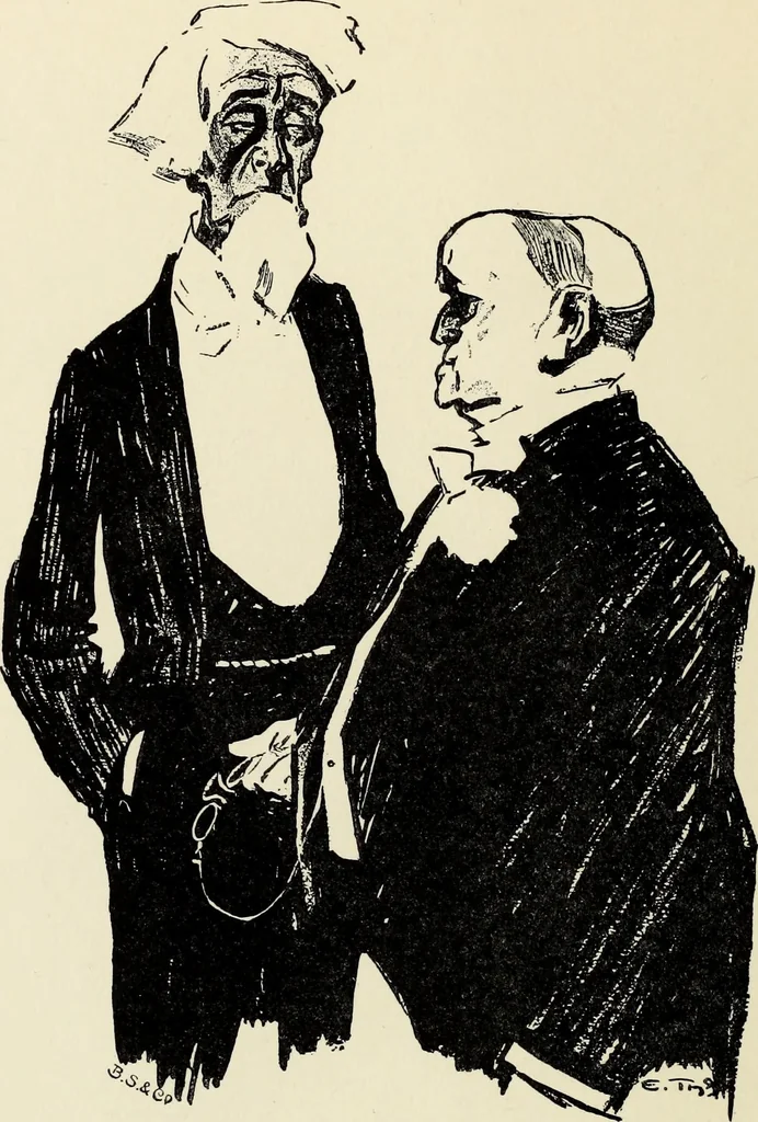 An illustration from Modern pen drawings: European and American;, 1901, leaf 288
