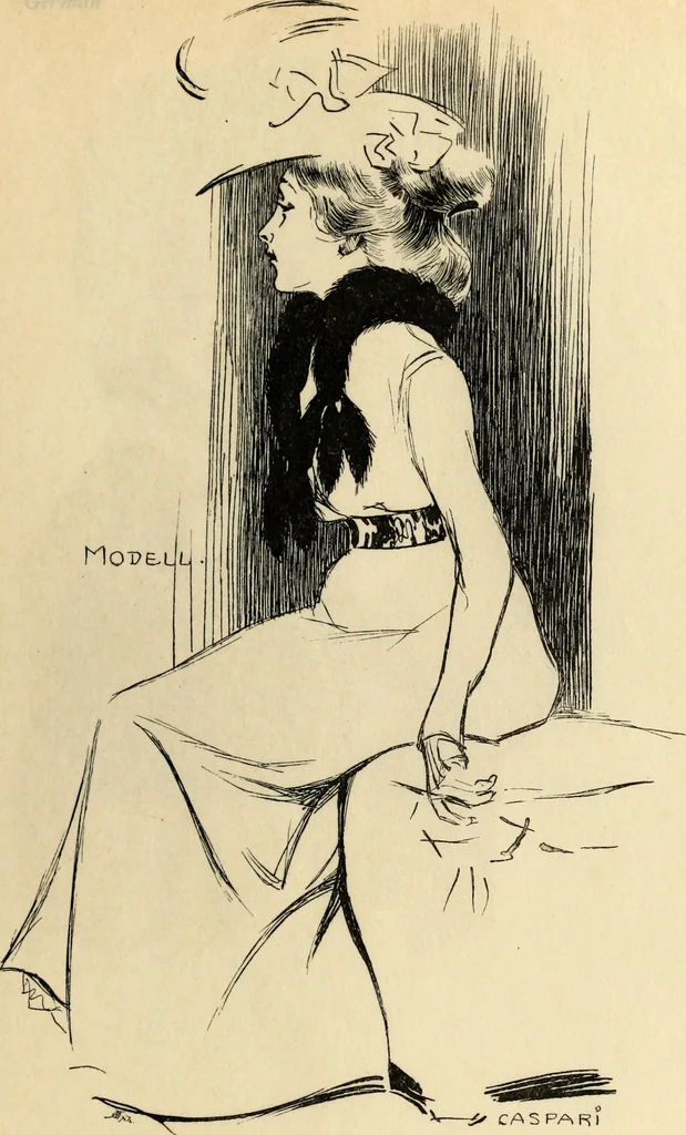 An illustration from Modern pen drawings: European and American;, 1901, leaf 289