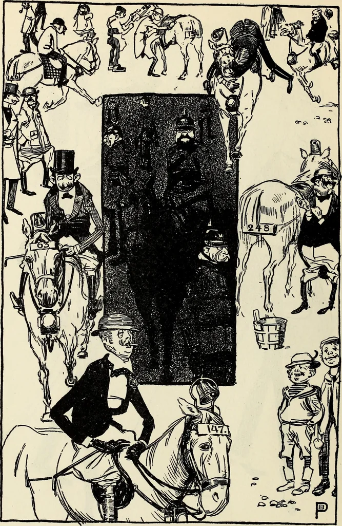 An illustration from Modern pen drawings: European and American;, 1901, leaf 294