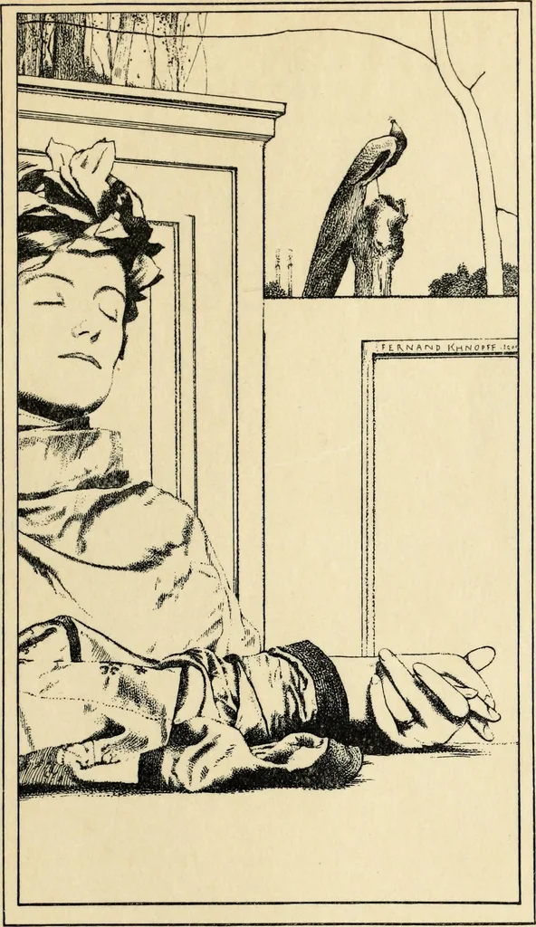 An illustration from Modern pen drawings: European and American;, 1901, leaf 303