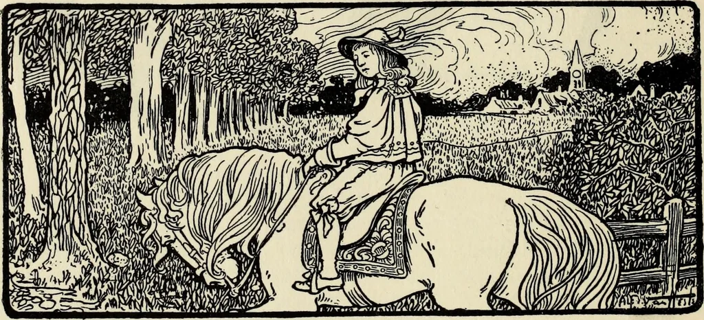 An illustration from Modern pen drawings: European and American;, 1901, leaf 308