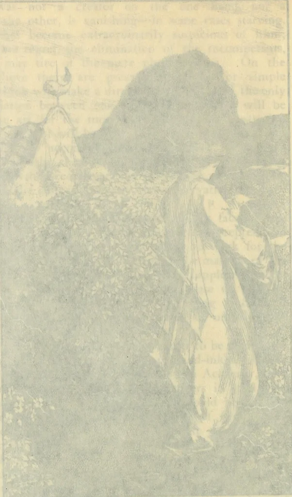 An illustration from Modern pen drawings: European and American;, 1901, leaf 31