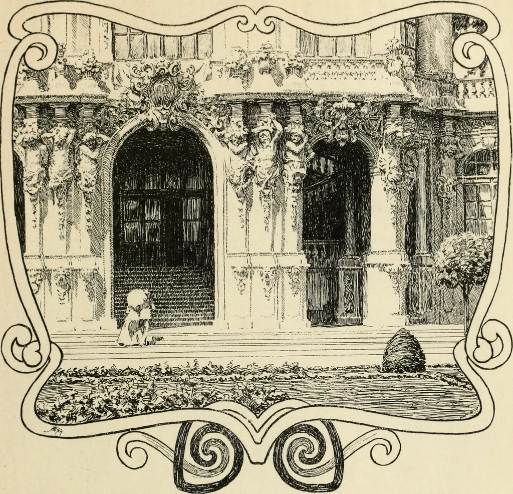 An illustration from Modern pen drawings: European and American;, 1901, leaf 313