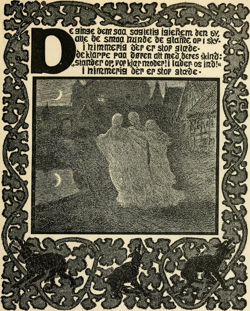 An illustration from Modern pen drawings: European and American;, 1901, leaf 317
