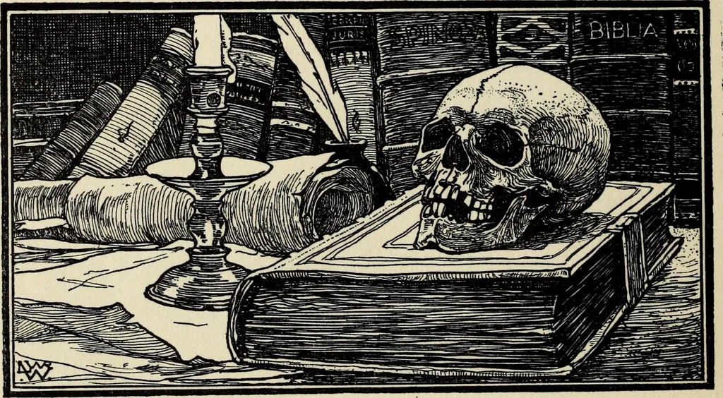 An illustration from Modern pen drawings: European and American;, 1901, leaf 330