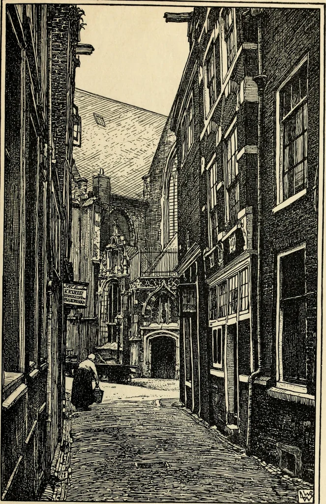 An illustration from Modern pen drawings: European and American;, 1901, leaf 331