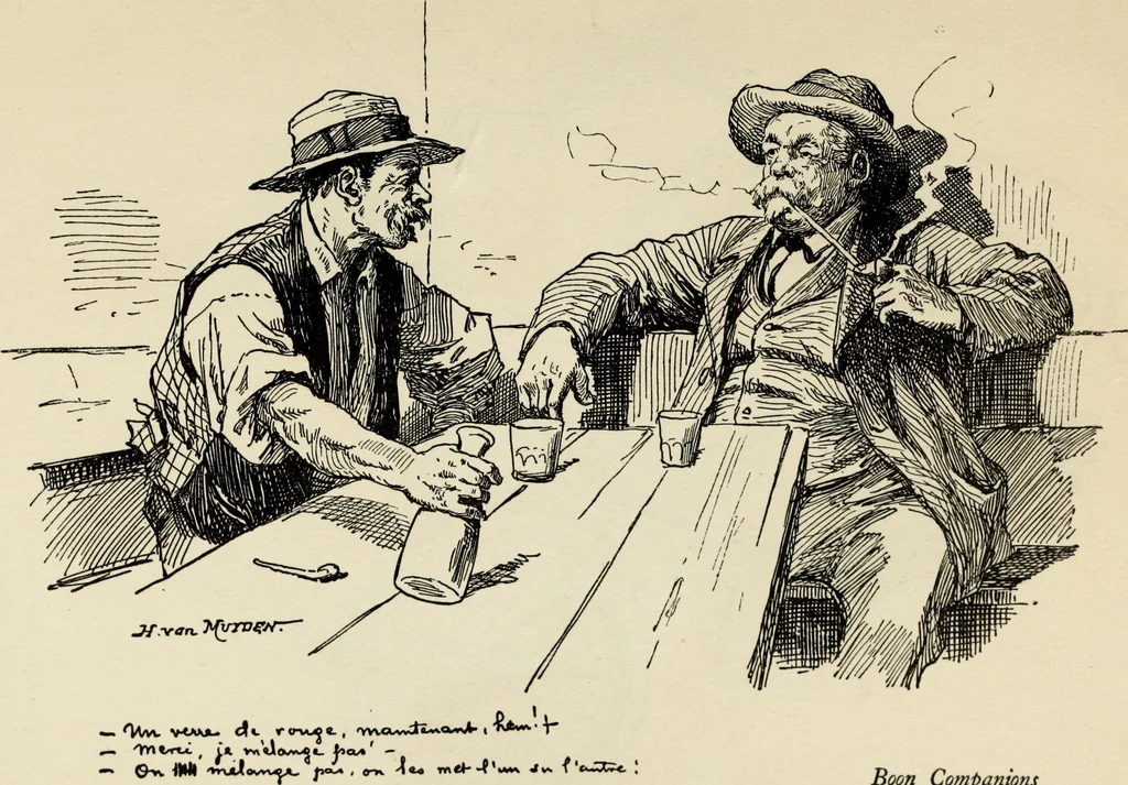 An illustration from Modern pen drawings: European and American;, 1901, leaf 365