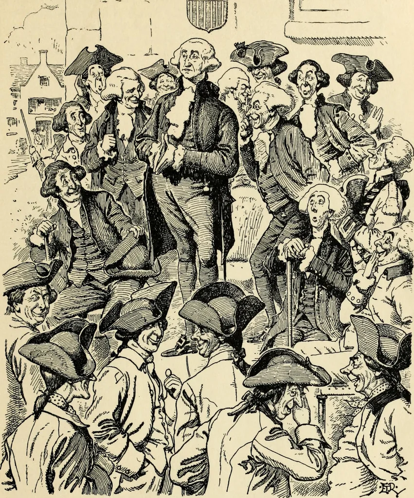 An illustration from Modern pen drawings: European and American;, 1901, leaf 38