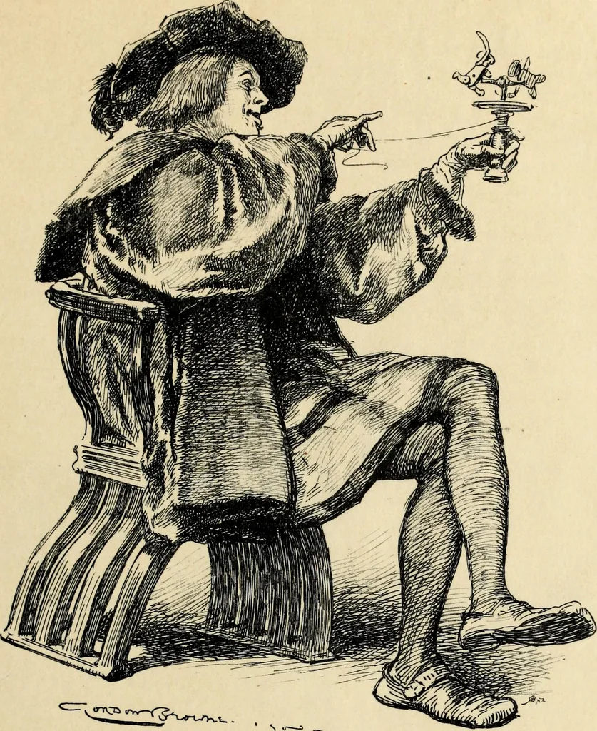 An illustration from Modern pen drawings: European and American;, 1901, leaf 44