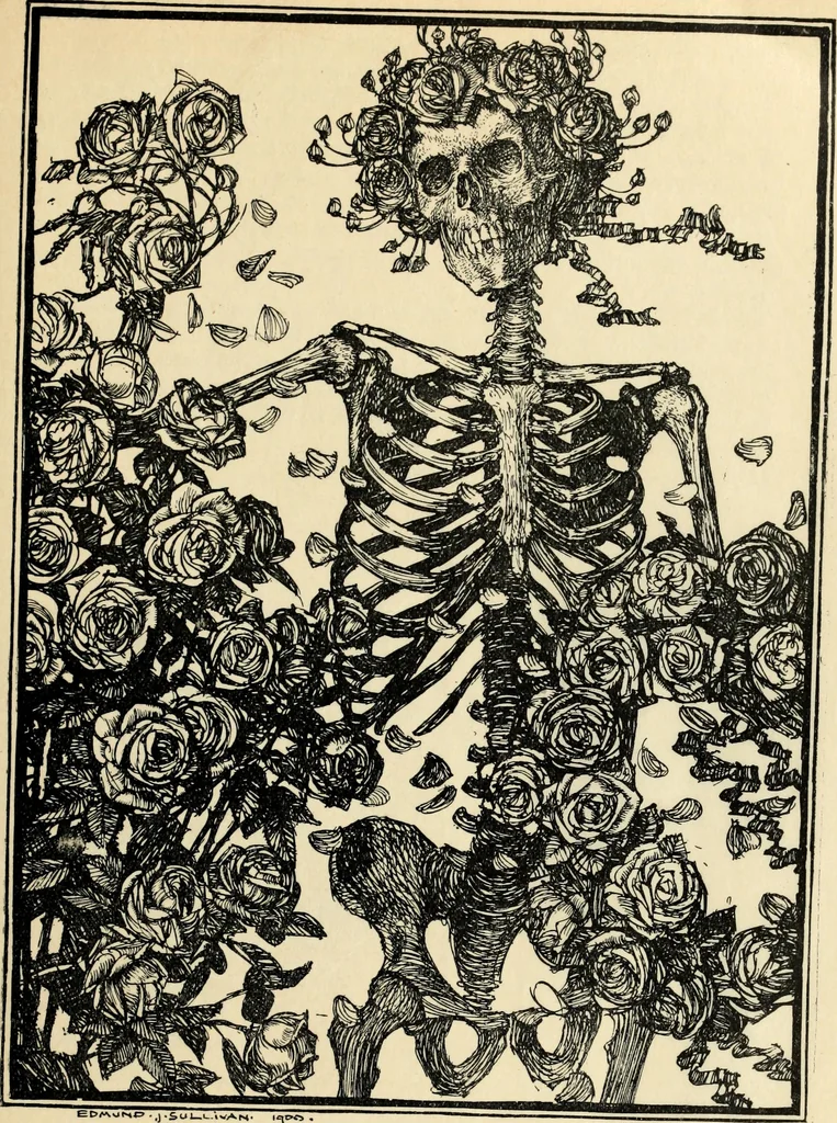 An illustration from Modern pen drawings: European and American;, 1901, leaf 48