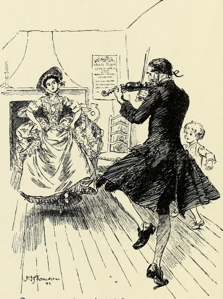 An illustration from Modern pen drawings: European and American;, 1901, leaf 51