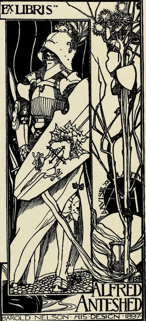 An illustration from Modern pen drawings: European and American;, 1901, leaf 55