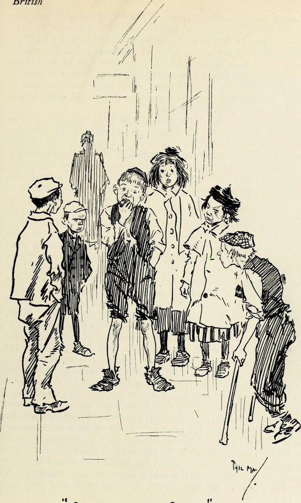 An illustration from Modern pen drawings: European and American;, 1901, leaf 70