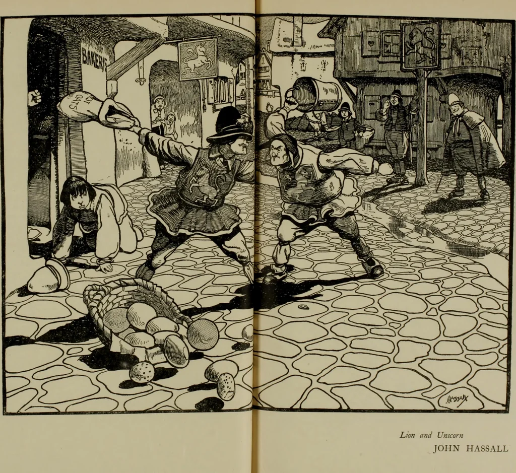 An illustration from Modern pen drawings: European and American;, 1901, leaf 73