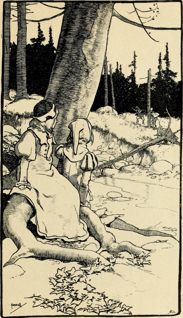 An illustration from Modern pen drawings: European and American;, 1901, leaf 75