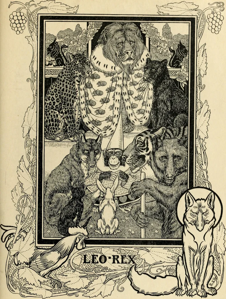 An illustration from Modern pen drawings: European and American;, 1901, leaf 79