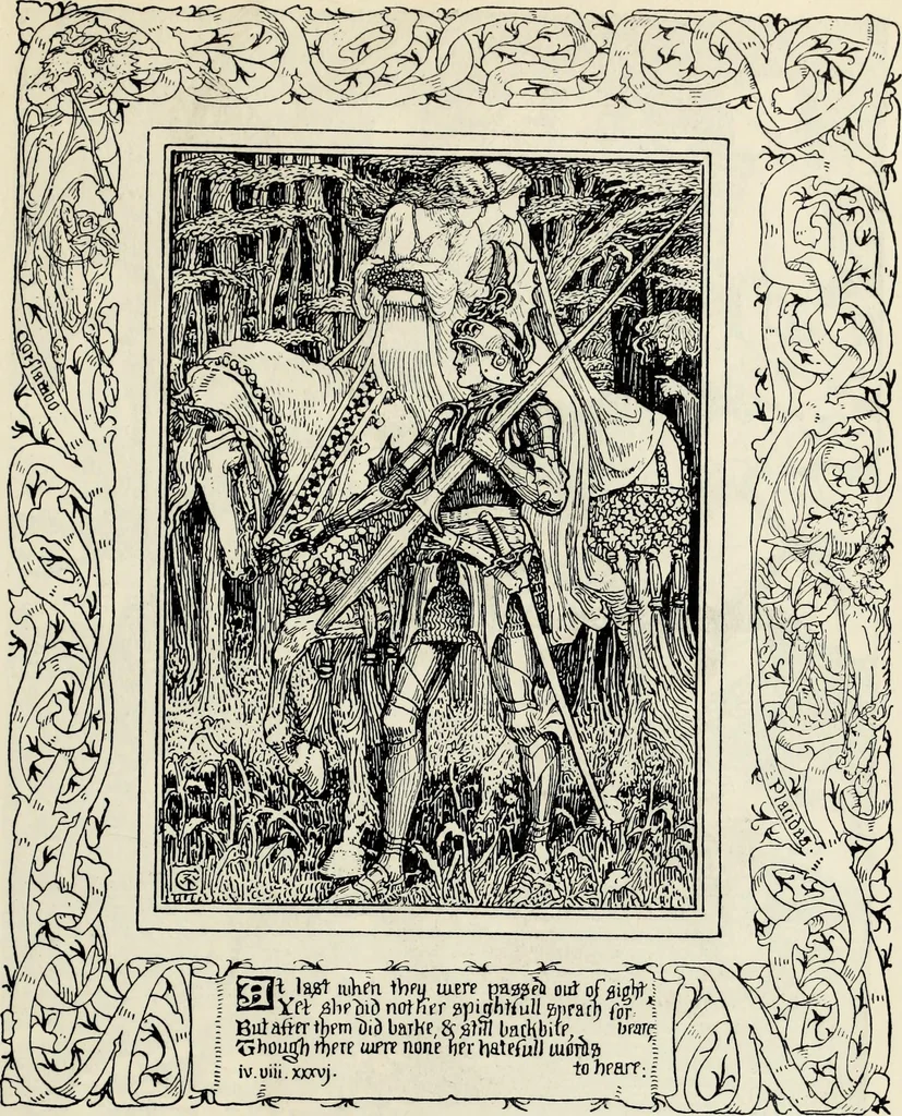 An illustration from Modern pen drawings: European and American;, 1901, leaf 87
