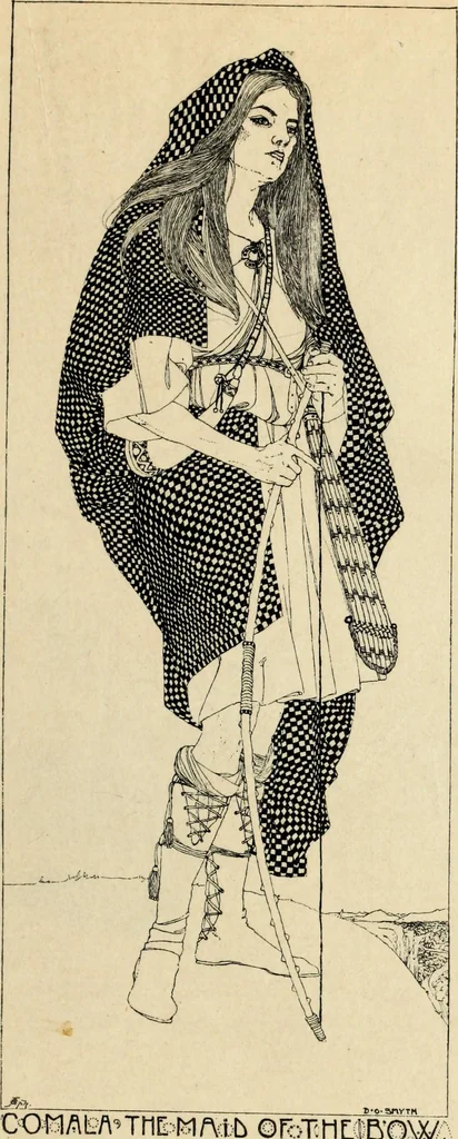 An illustration from Modern pen drawings: European and American;, 1901, leaf 89