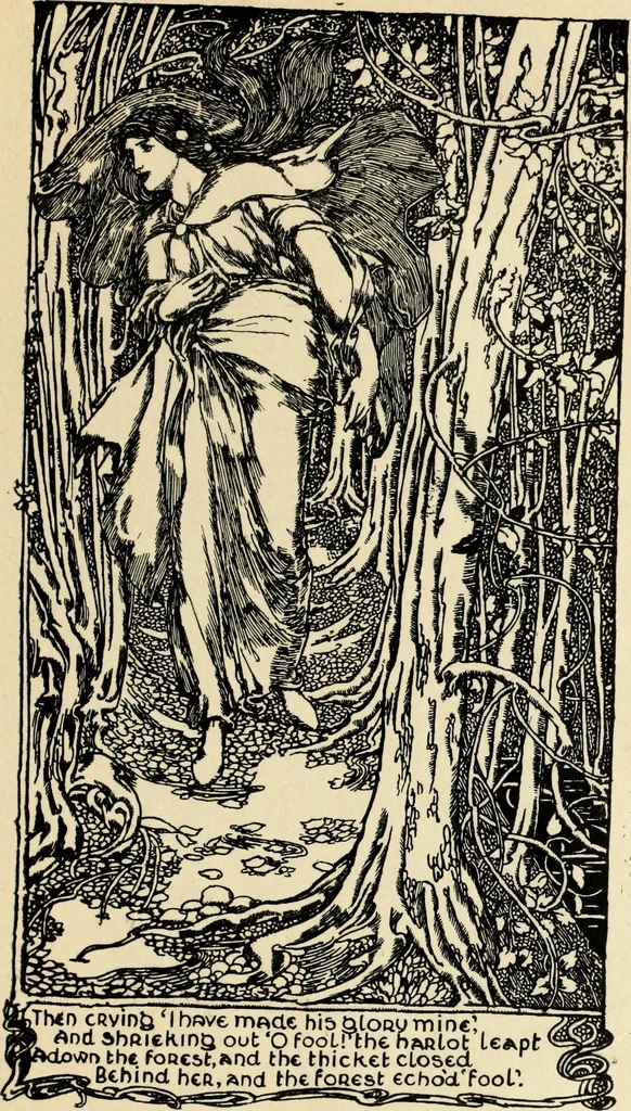 An illustration from Modern pen drawings: European and American;, 1901, leaf 97