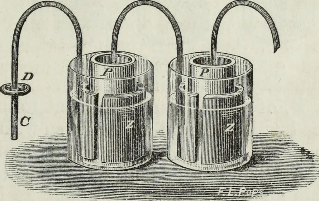 An illustration from Modern practice of the electric telegraph : a handbook for electricians and operators, 1874, leaf 22