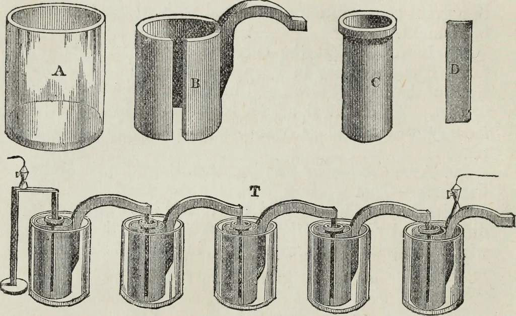 An illustration from Modern practice of the electric telegraph : a handbook for electricians and operators, 1874, leaf 23