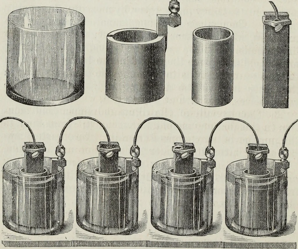 An illustration from Modern practice of the electric telegraph : a handbook for electricians and operators, 1874, leaf 25