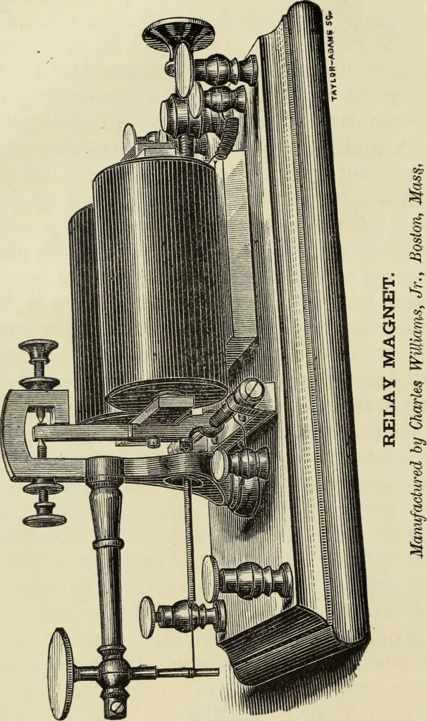 An illustration from Modern practice of the electric telegraph : a handbook for electricians and operators, 1874, leaf 41