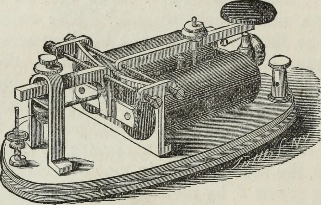 An illustration from Modern practice of the electric telegraph : a handbook for electricians and operators, 1874, leaf 43