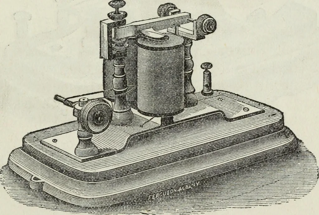 An illustration from Modern practice of the electric telegraph : a handbook for electricians and operators, 1874, leaf 44