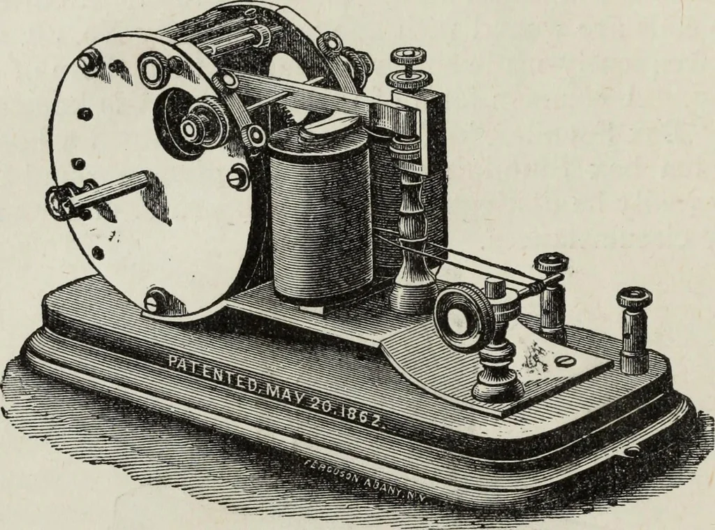 An illustration from Modern practice of the electric telegraph : a handbook for electricians and operators, 1874, leaf 45