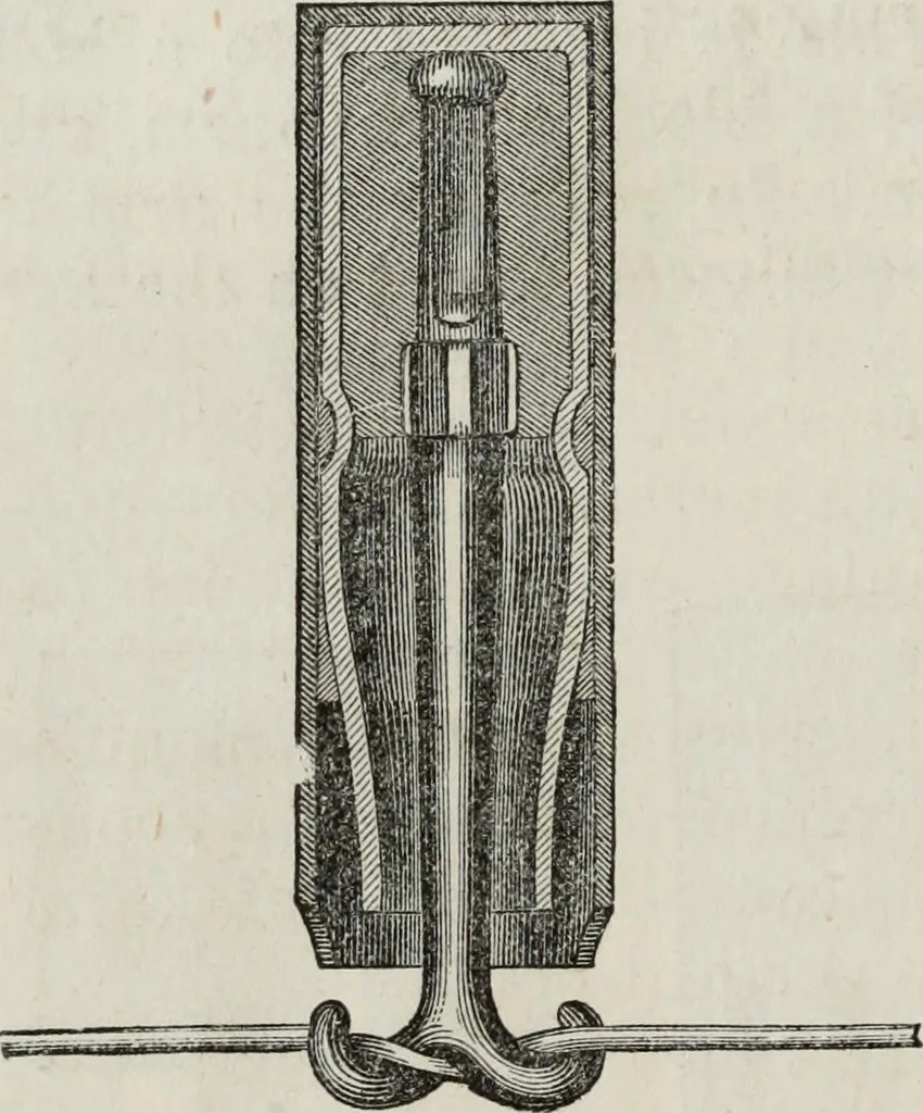 An illustration from Modern practice of the electric telegraph : a handbook for electricians and operators, 1874, leaf 75