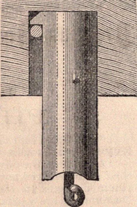 An illustration from Modern practice of the electric telegraph. A handbook for electricians and operators, 1872, leaf 189