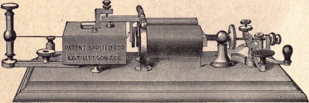 An illustration from Modern practice of the electric telegraph. A handbook for electricians and operators, 1872, leaf 47