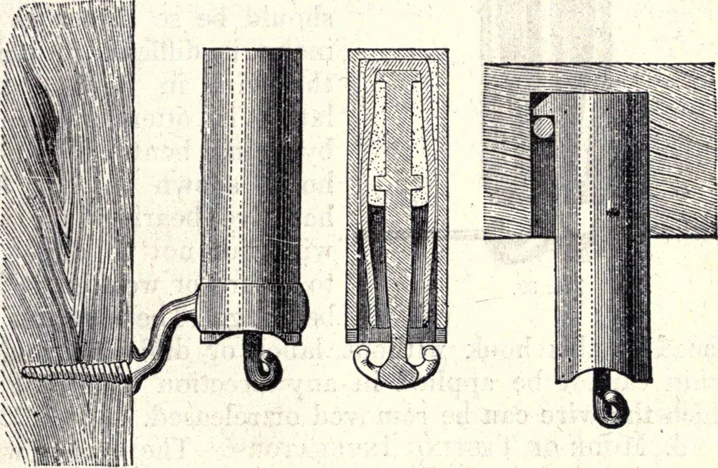 An illustration from Modern practice of the electric telegraph. A handbook for electricians and operators, 1872, leaf 74