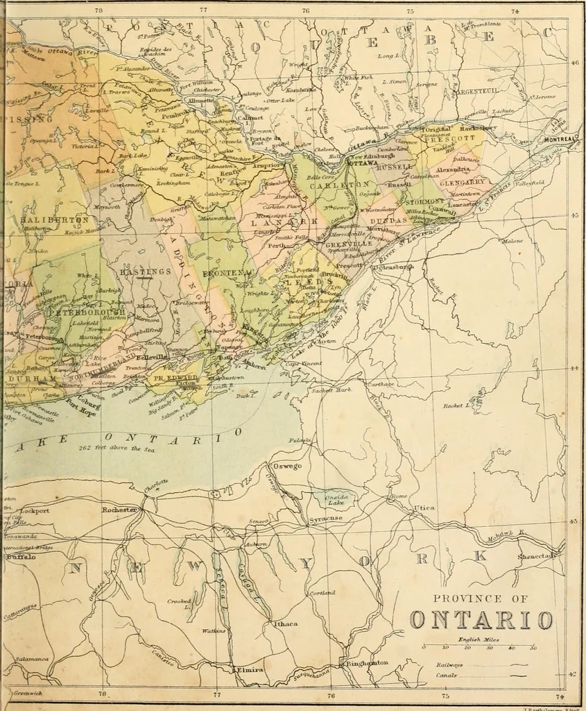 An illustration from Modern school geography and atlas, 1879, leaf 30