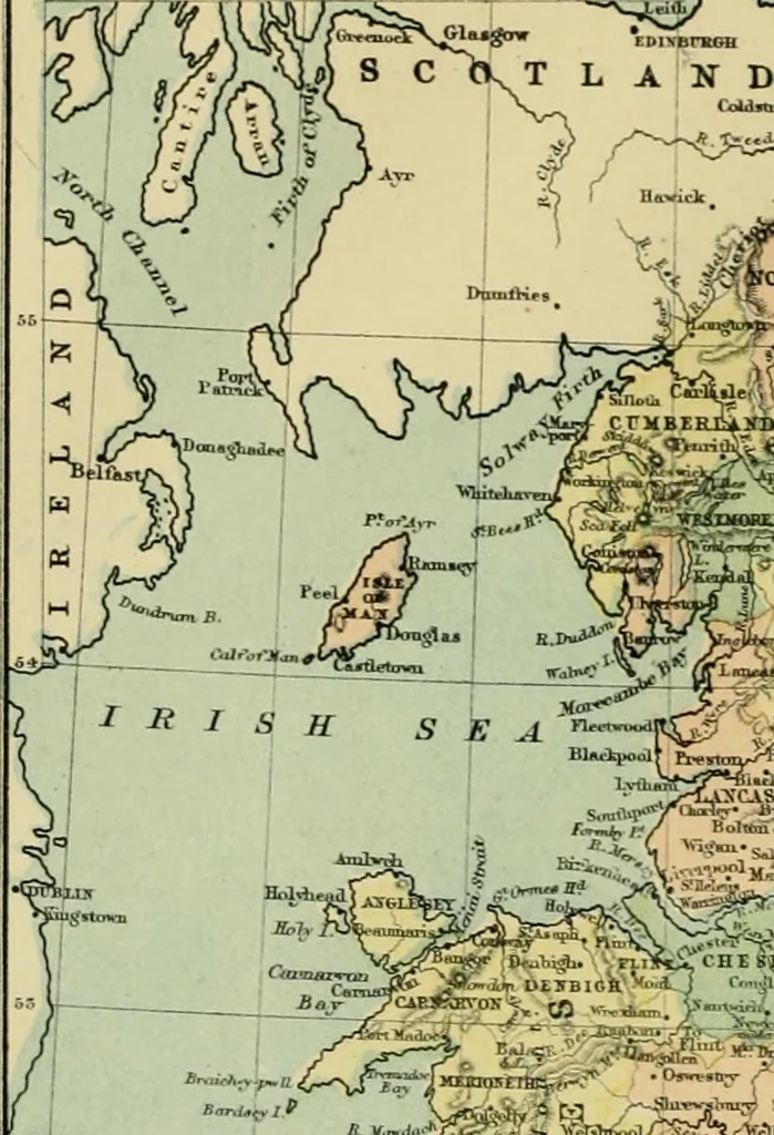 An illustration from Modern school geography and atlas, 1879, leaf 83