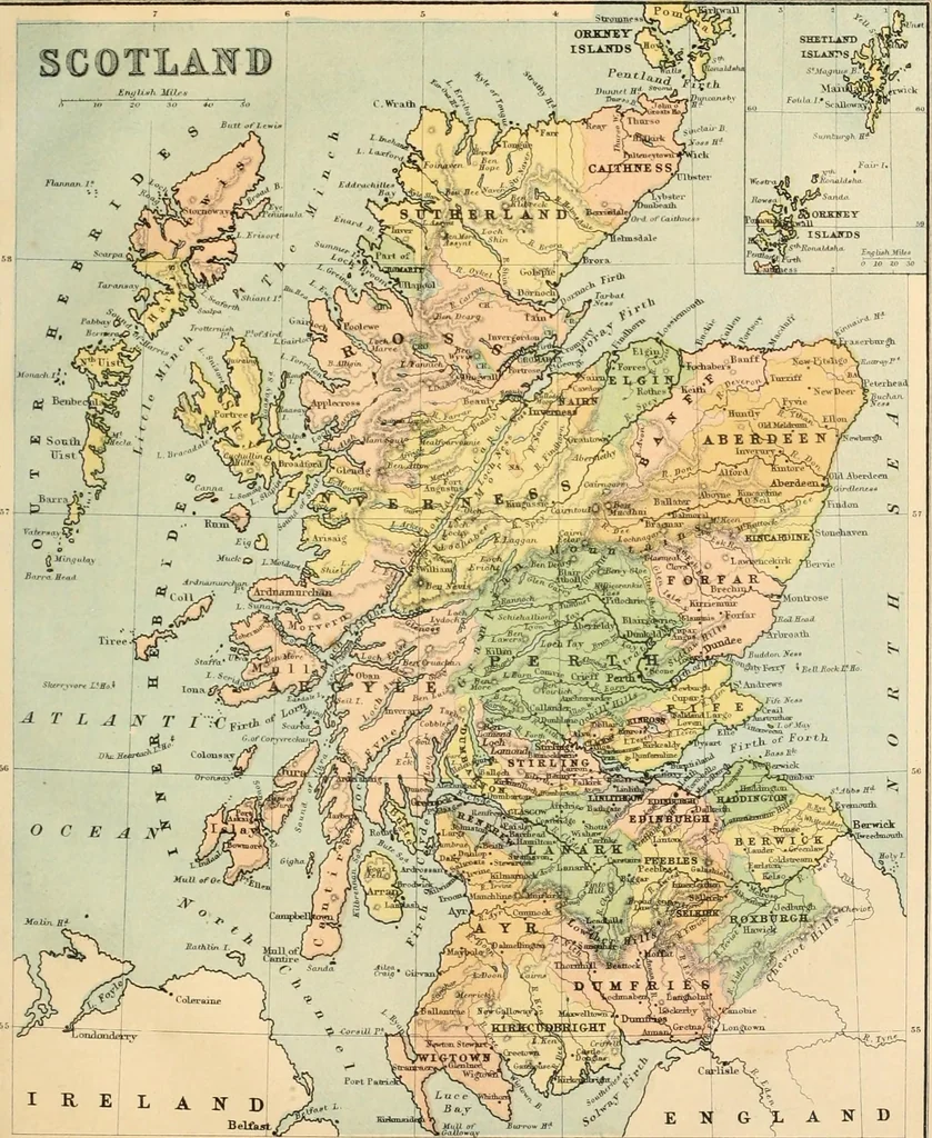 An illustration from Modern school geography and atlas, 1879, leaf 86