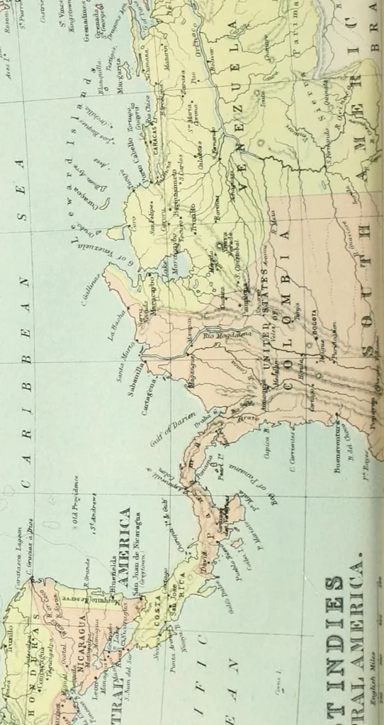 An illustration from Modern school geography and atlas, 1880, leaf 65
