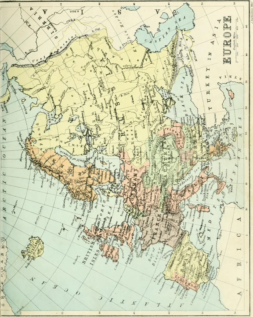 An illustration from Modern school geography and atlas, 1880, leaf 76