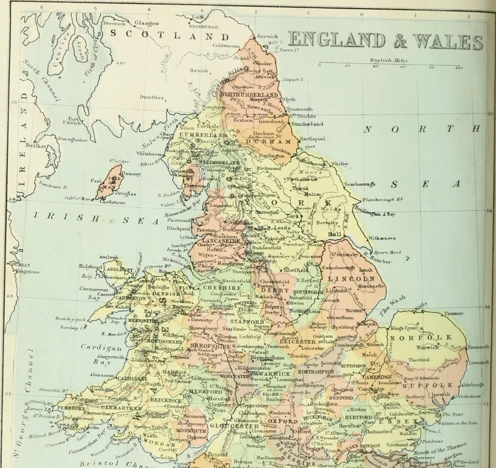 An illustration from Modern school geography and atlas, 1880, leaf 81