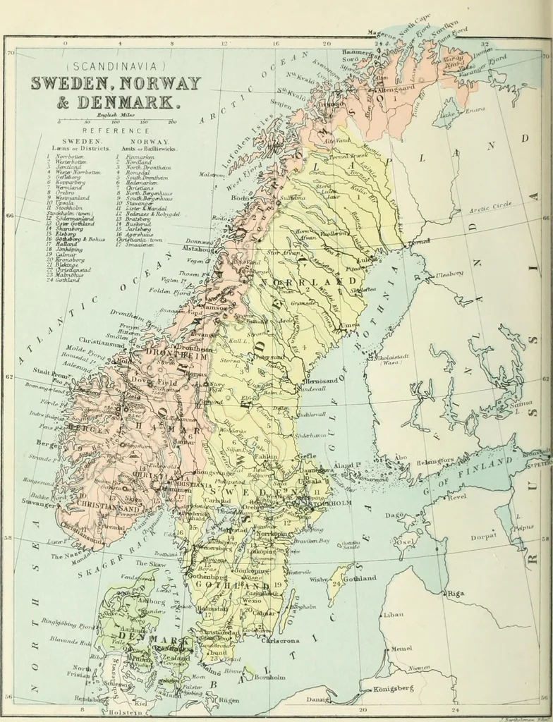 An illustration from Modern school geography and atlas, 1880, leaf 91