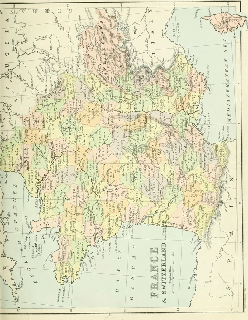 An illustration from Modern school geography and atlas, 1880, leaf 98